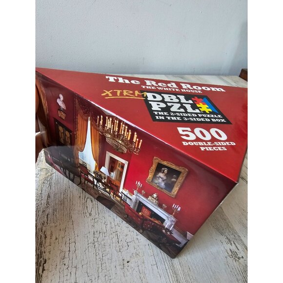 Red room‎ White House puzzle two-sided new 500 piece - Picture 3 of 7